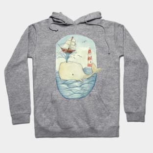 Cute Whale in the Sea Hoodie